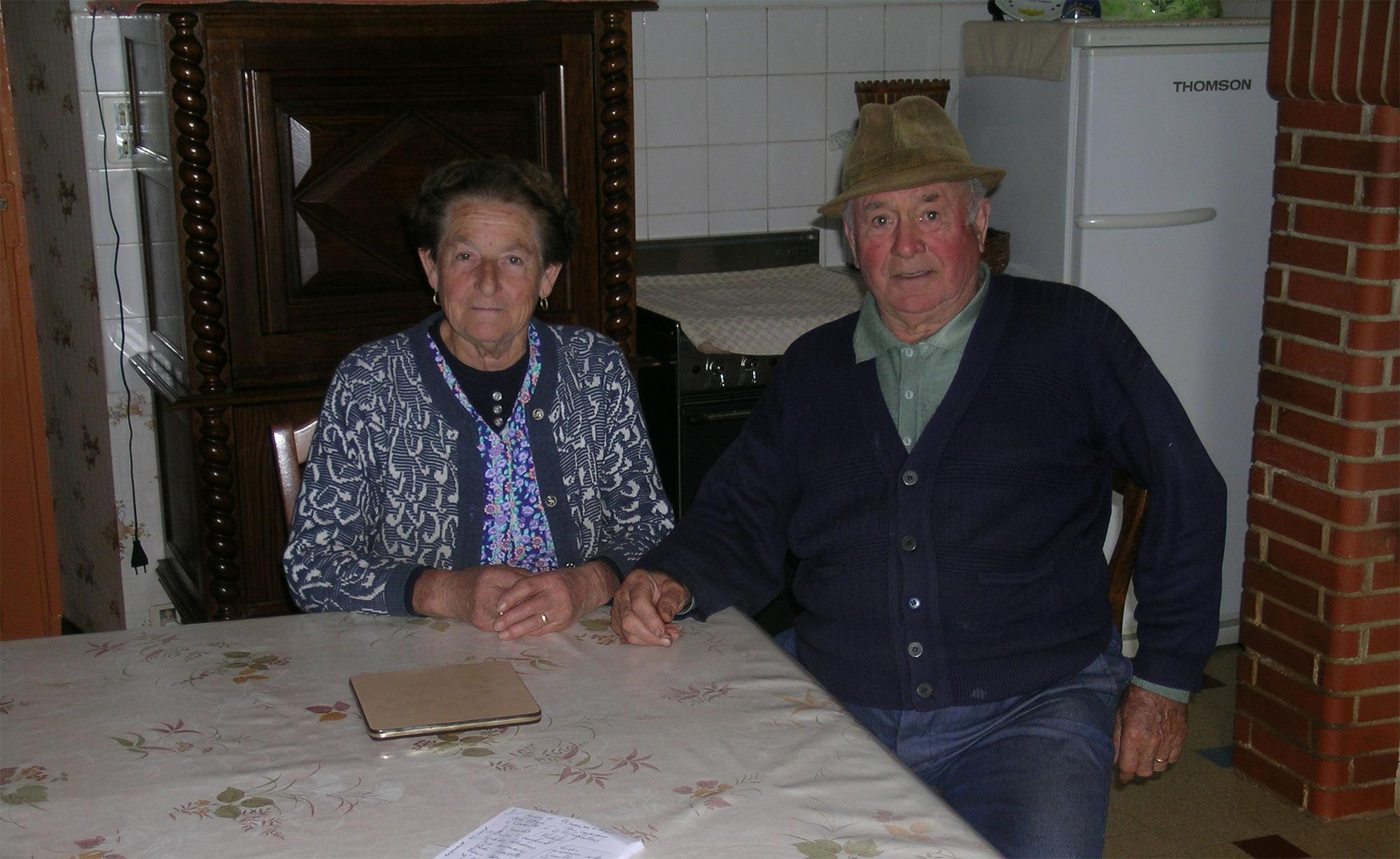 Georges Crouzet maçon couple Rouffignac Dordogne