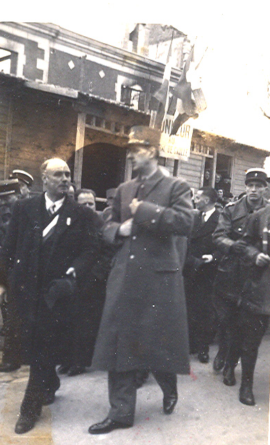 M. Lablénie et le Général de Gaulle Rouffignac Dordogne