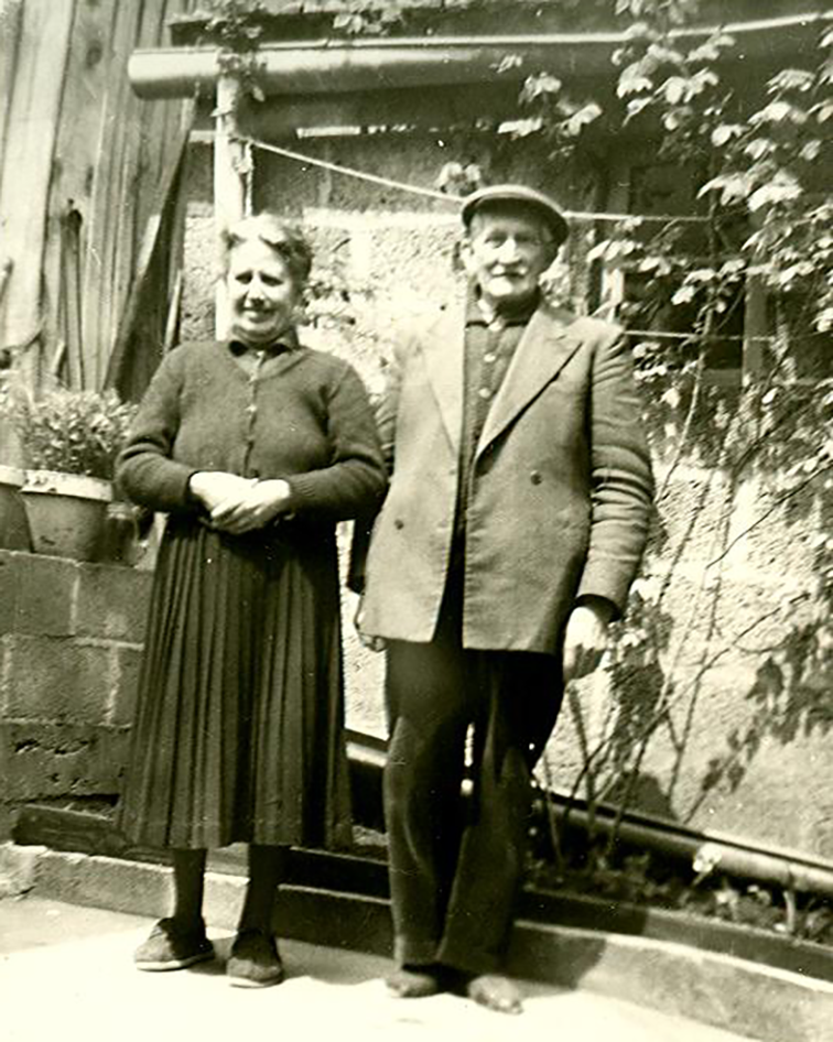 Grands parents Martin Florentin Rouffignac Dordogne